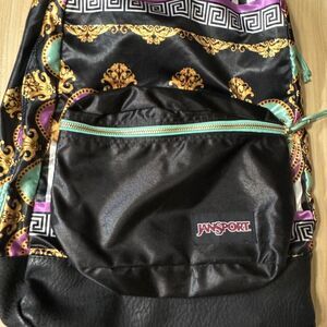 Rare JanSport Baroque Print Backpack.